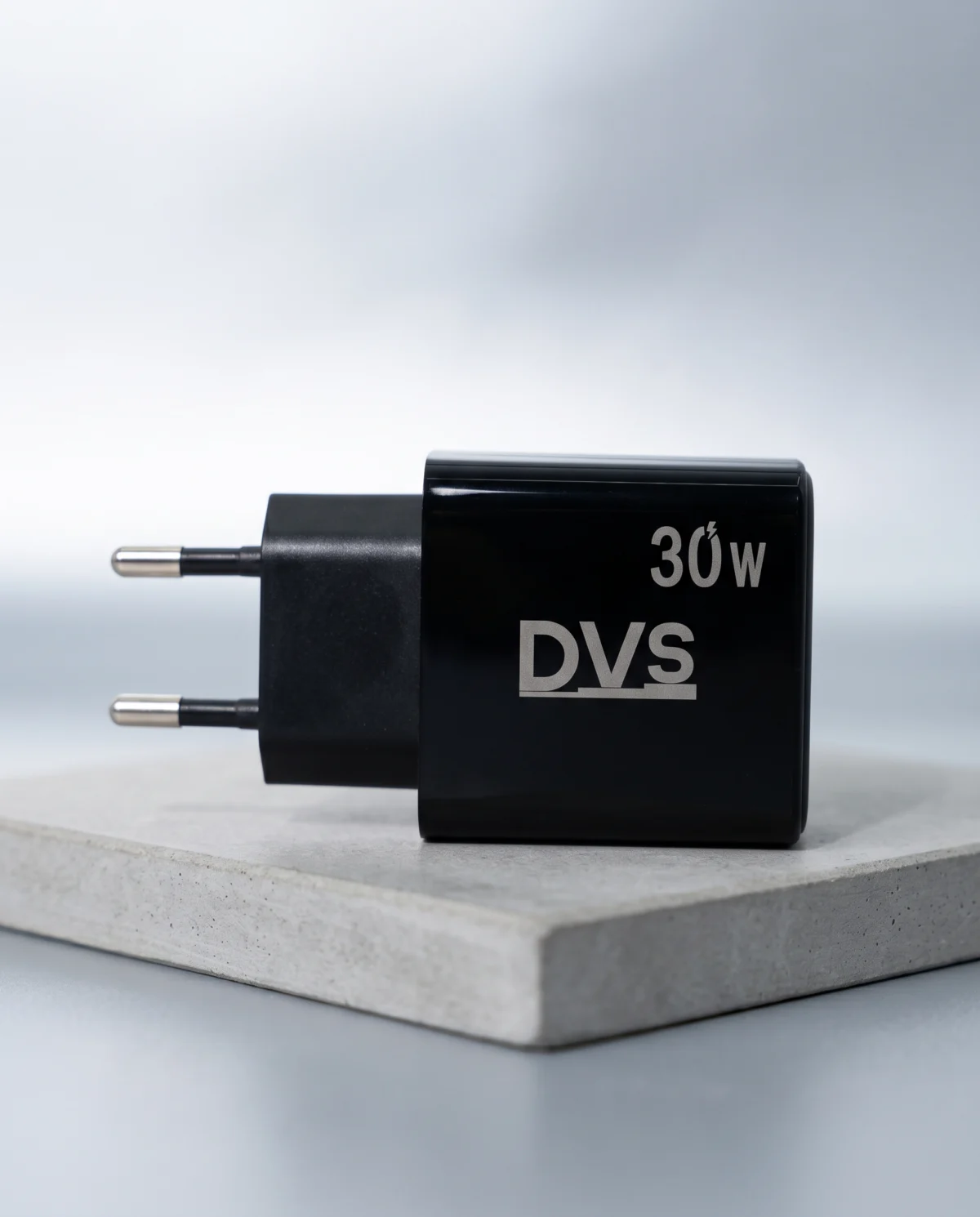 Încărcător de priză DVS, 30W, USB-C + USB-A