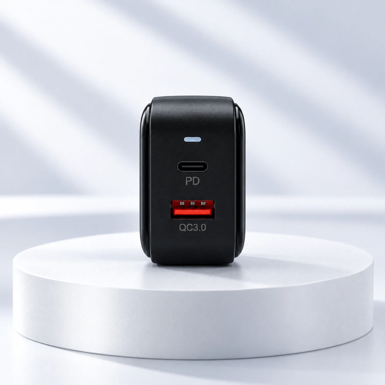 Încărcător de priză DVS, 45W, USB-C + USB-A - imagine 2