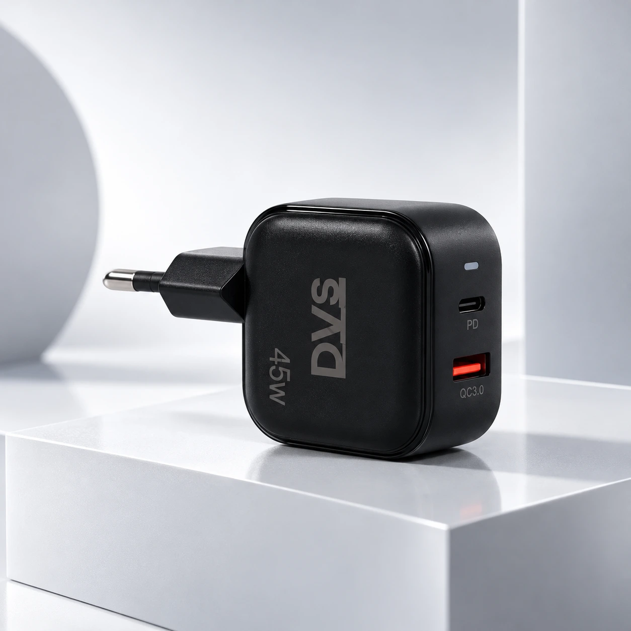 Încărcător de priză DVS, 45W, USB-C + USB-A - imagine 3