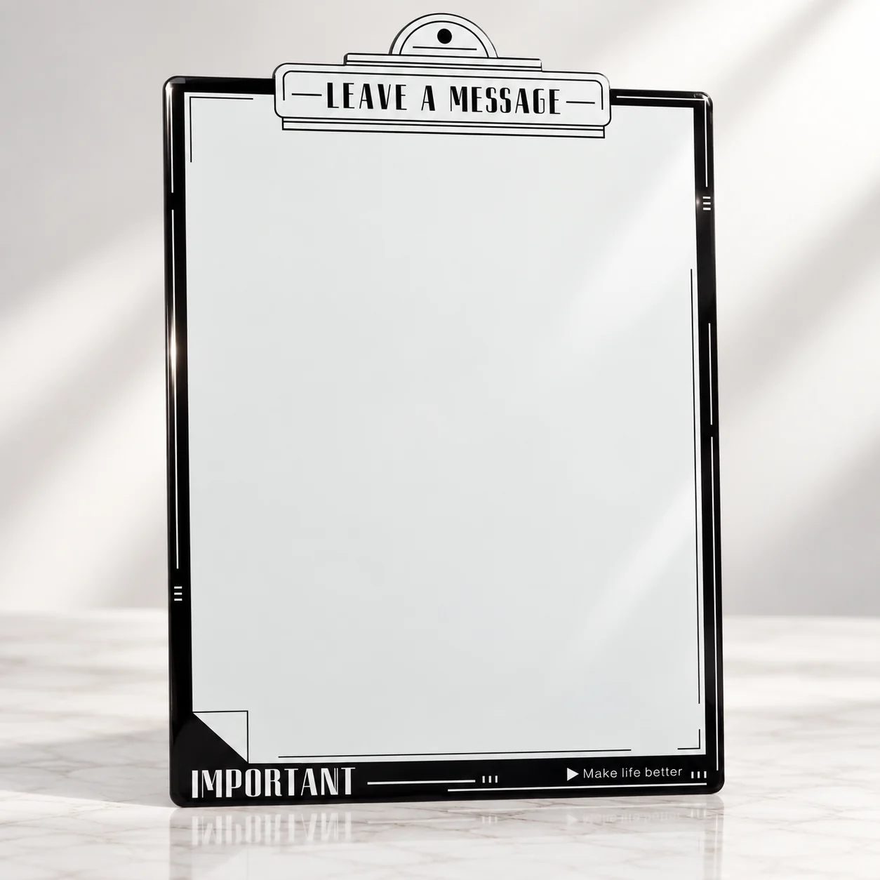 Tablă magnetică pentru frigider, cu marker inclus - imagine 2