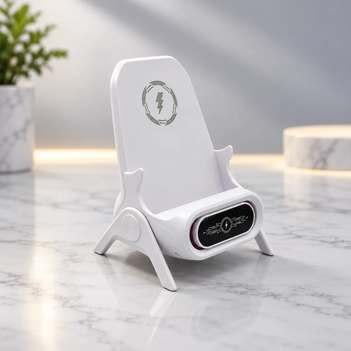 Stand pliabil cu încărcare wireless, model S90